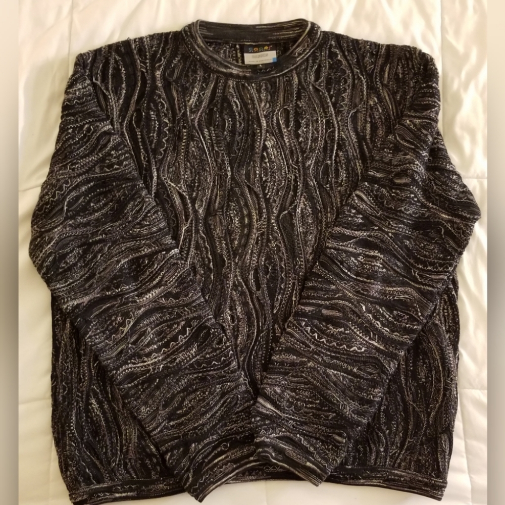 Vintage Coogi Basics Australia black sweater